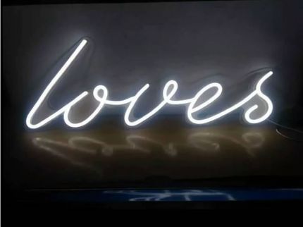 LOVES浪漫灯牌90cm暖白色插电款